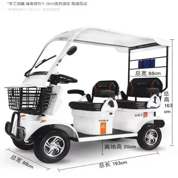 Xe điện 4 bánh MINIBUS E600 - Hình ảnh 3