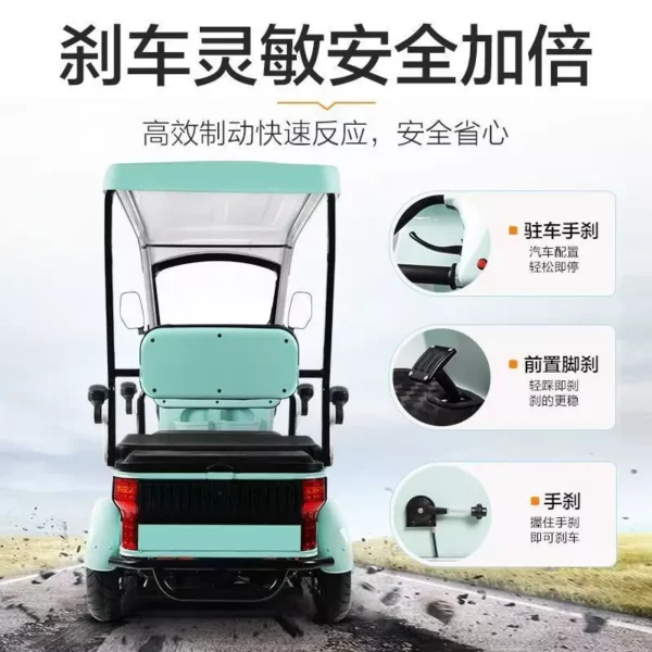 Xe 4 bánh điện MINI BUS E720 - Hình ảnh 2